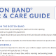 Boston Band Wear & Care Guide
